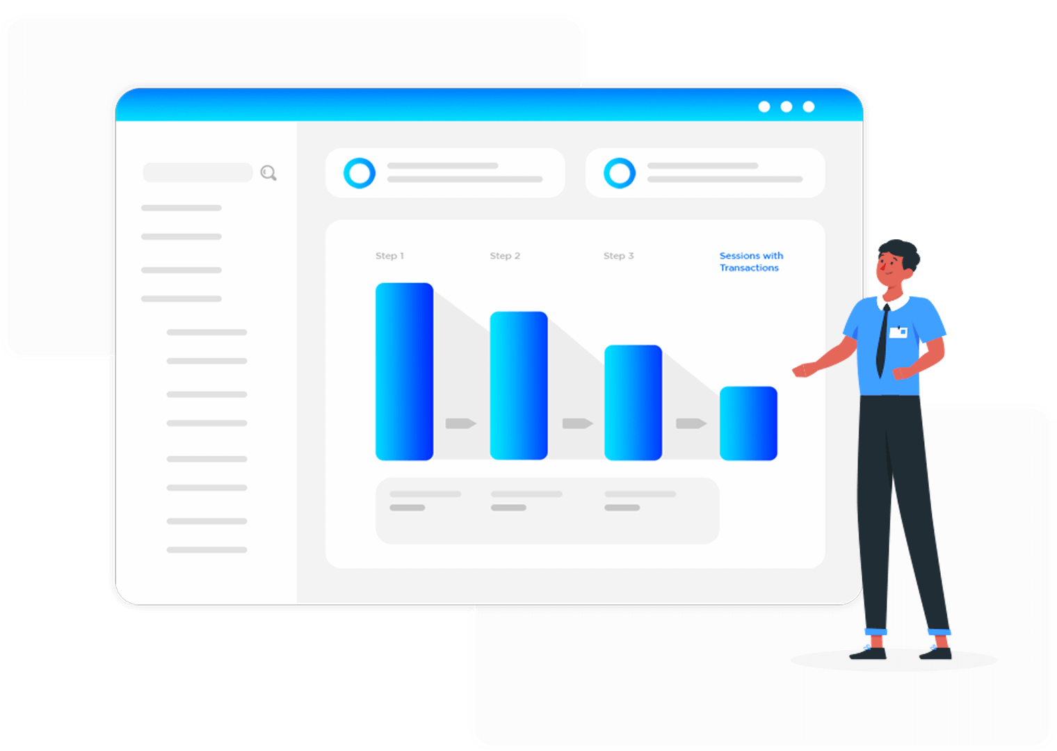 Sessions with Transactions Bar Chart