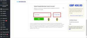 Google Merchant Center Account