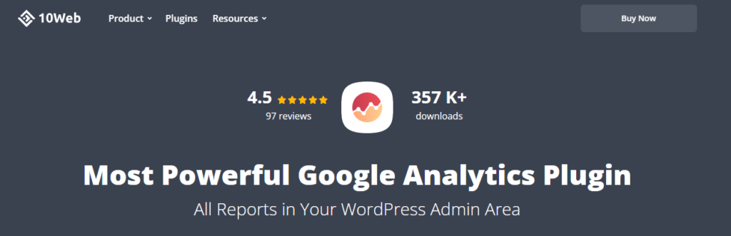 10Web Google Analytics Plugin