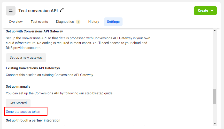 Installing Facebook Conversion API