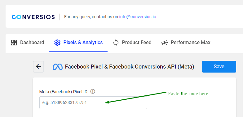 For WooCommerce integration, enter the fb pixel id here