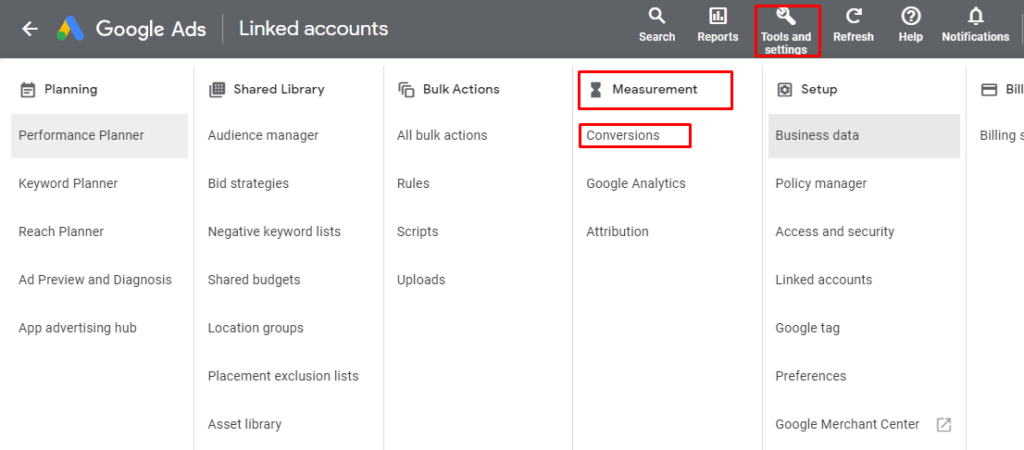 Measuring Conversions in Google Ads