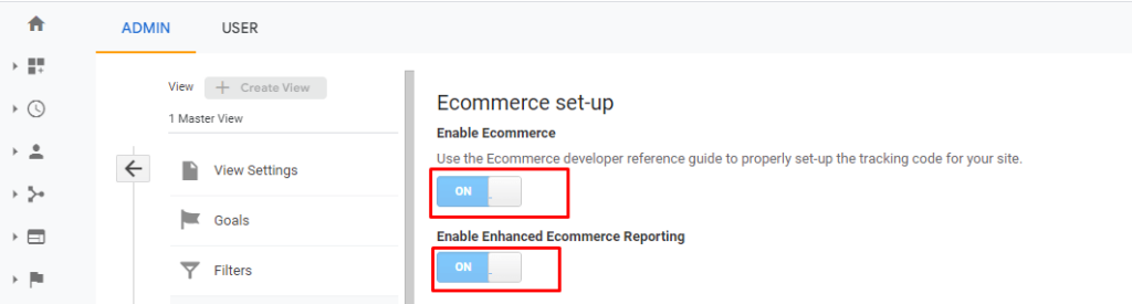 Enhanced Ecommerce Setup in Google Analytics