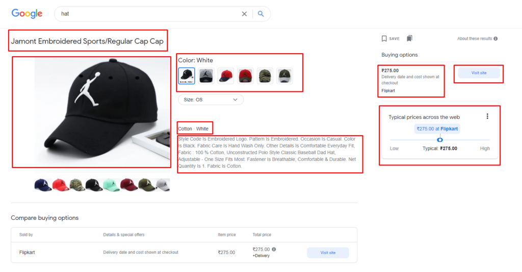 All Required Information About The Product