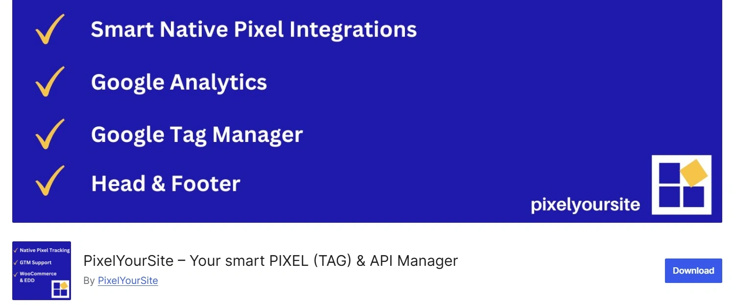 Pixel your site