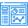 Custom analytics dashboard configuration icon