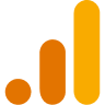 Custom analytics reporting dashboard icon