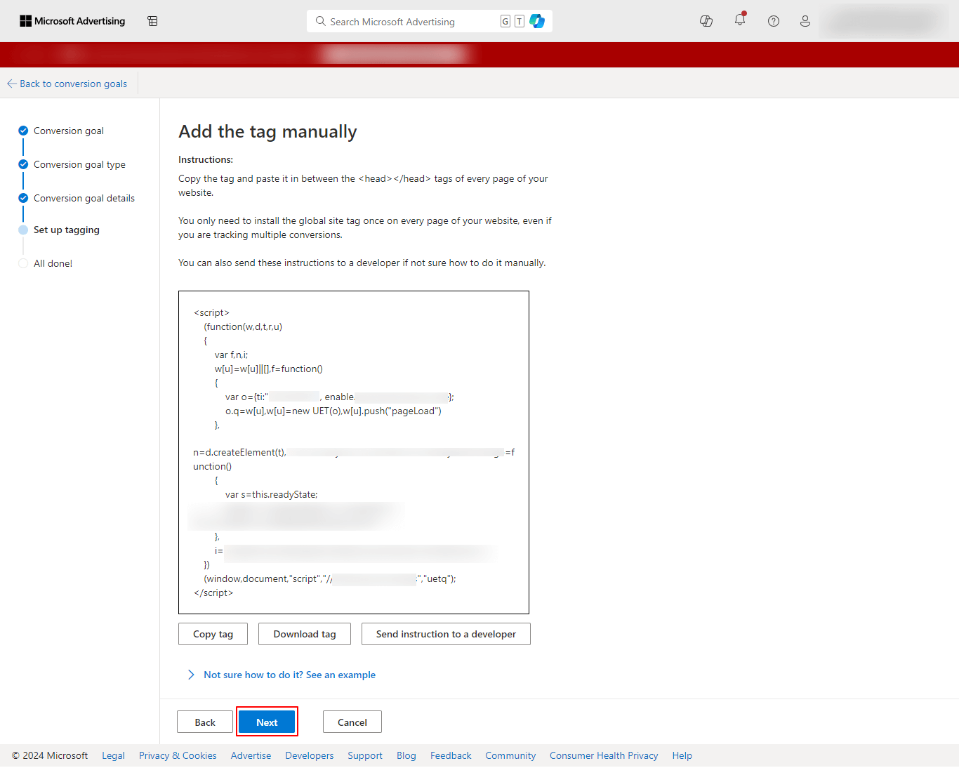Add Tag Manually