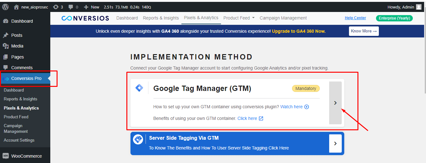 Click Google Tag Manager