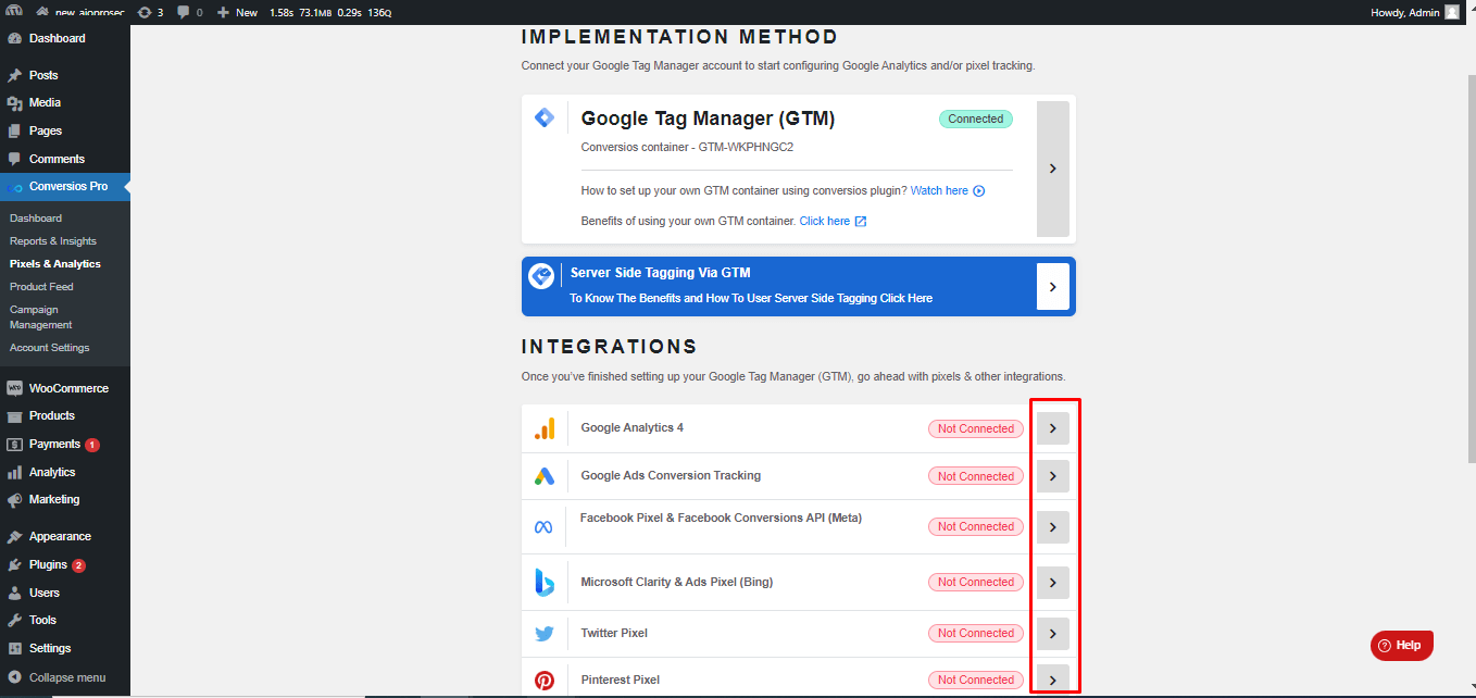 GA4 Integration with Conversios 