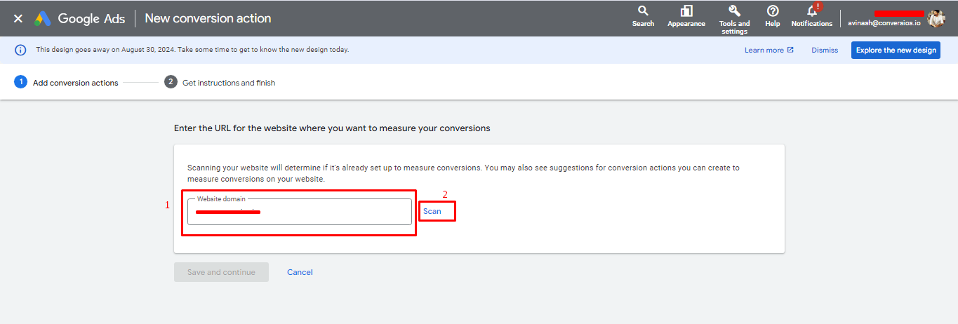 Add a Website Domain