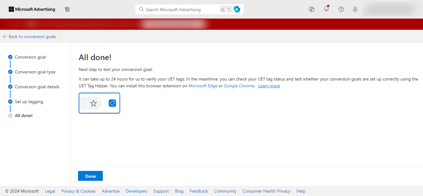 Complete Your Conversios Goal Setup