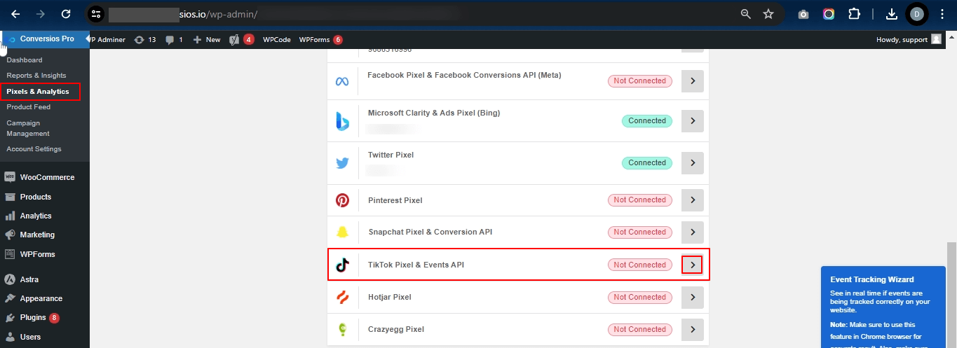 Tikok Pixel And Events API Integration