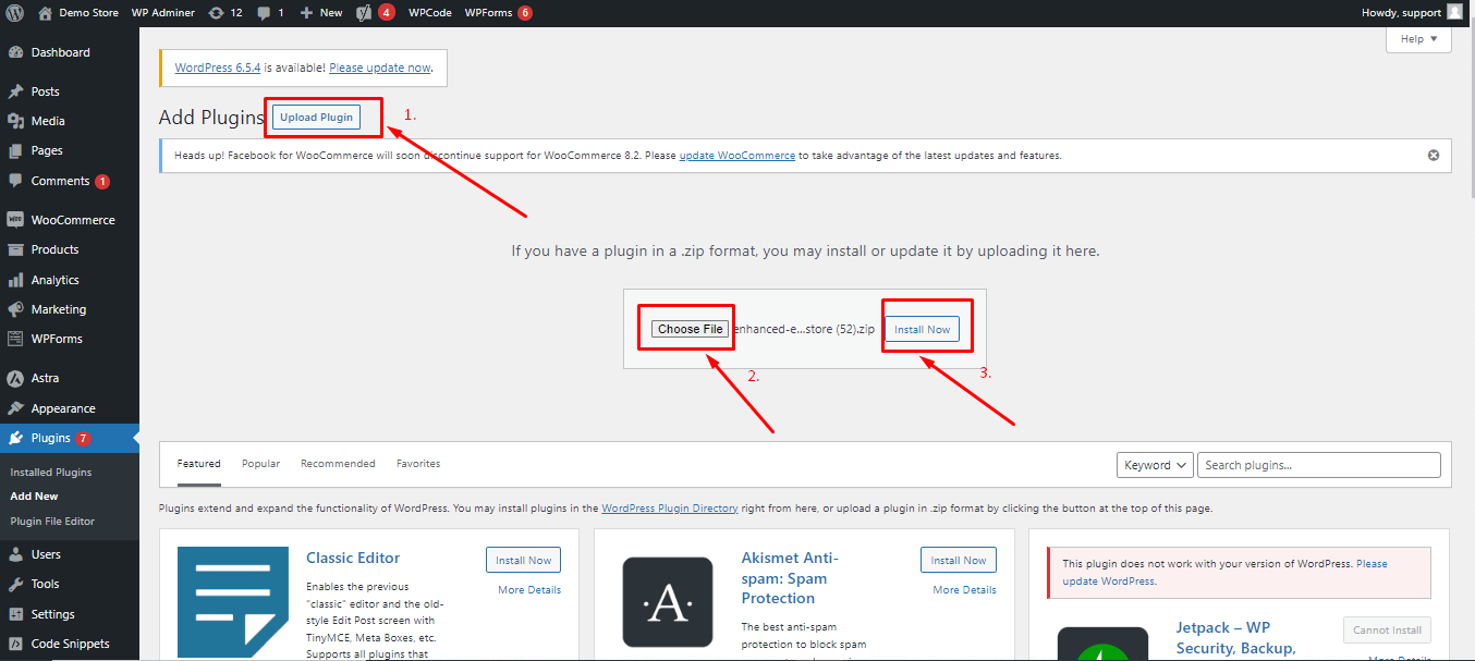 Uploading and Installing the Plugin