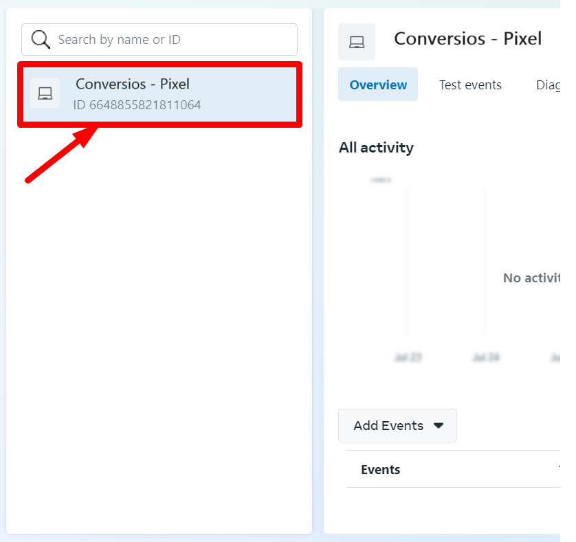 Check your facebook pixel id