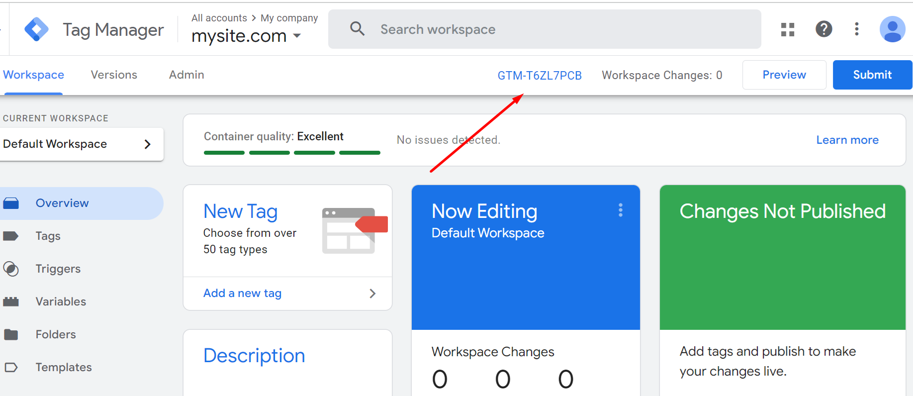 How to get my GTM ID
