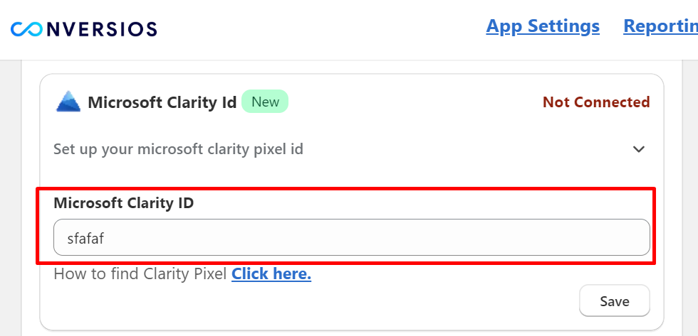 Integrate Your Microsoft Clarity ID with Conversios Shopify App