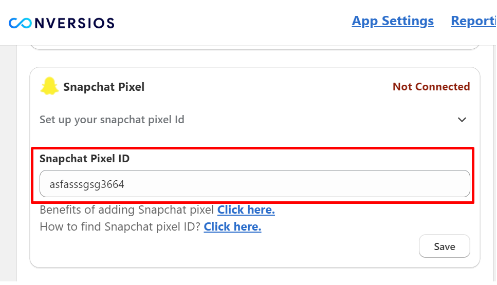 Integrate Your Snapchat Pixel ID with Conversios Shopify App