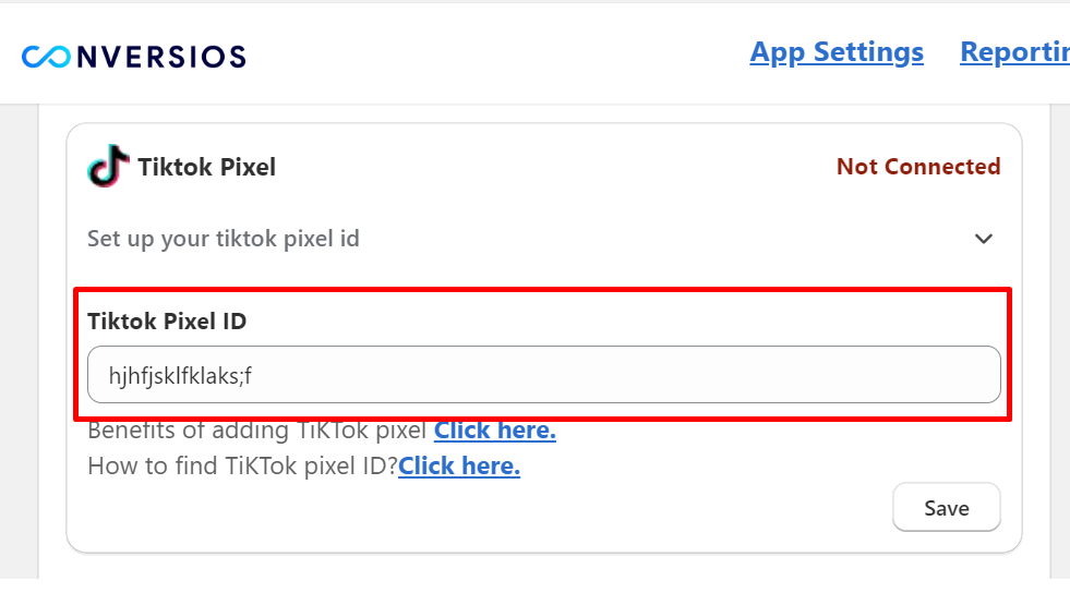 Integrate Your Tiktok Pixel ID with Conversios Shopify App