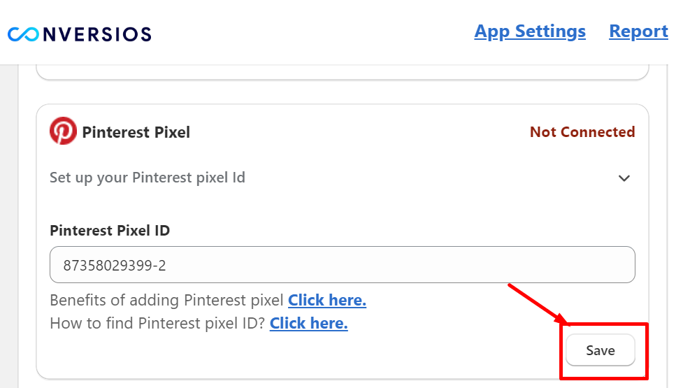 Save Your Pinterest Pixel ID