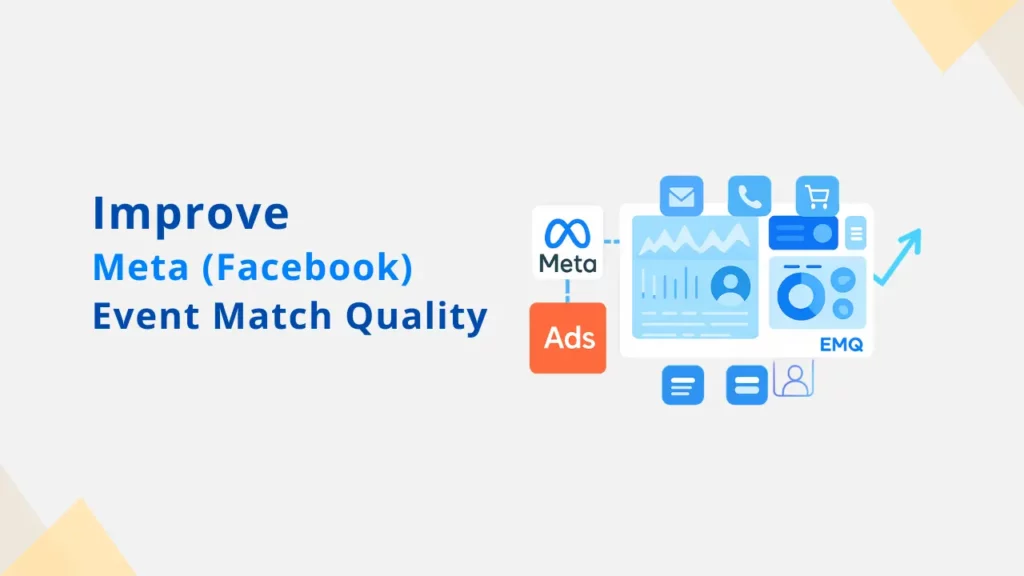 increase in Facebook Event Match Quality (EMQ), higher ROAS, and lower CPA using Conversios
