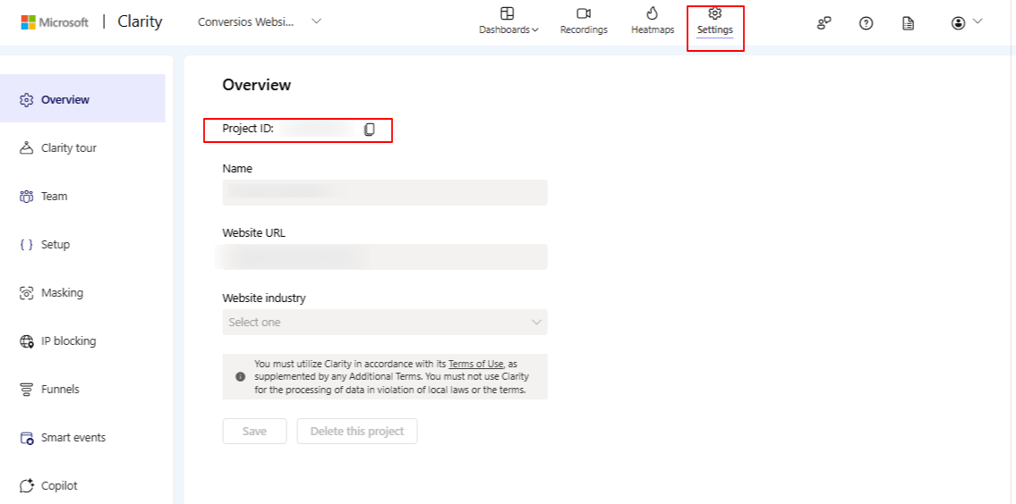 Clarity Dashboard