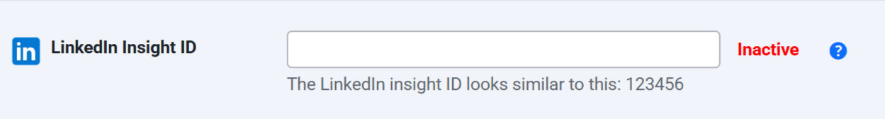 Linkedin Insight Tag integration