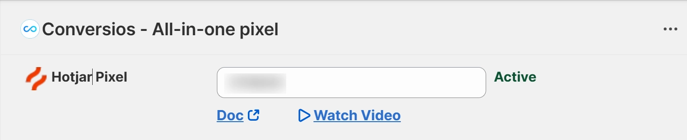 Conversios Conversion Tracking Hotjar Pixel